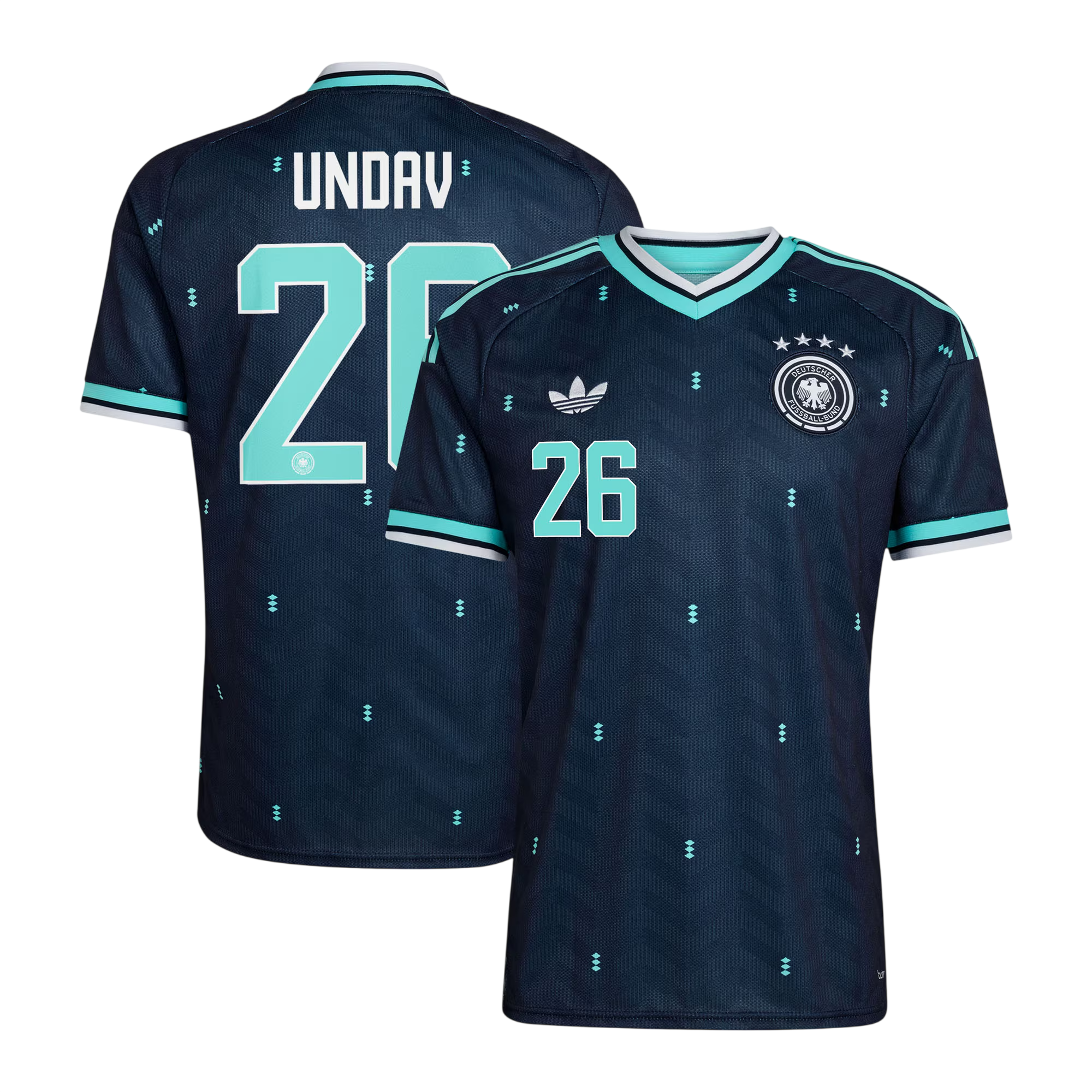 Germany UNDAV #26 Away World Cup 2026 Jersey Navy Men's