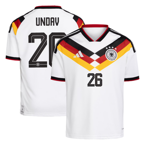Germany UNDAV #26 Home World Cup 2026 Jersey White Men's