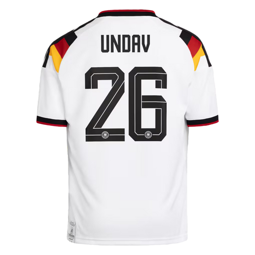 Germany UNDAV #26 Home World Cup 2026 Jersey White Men's