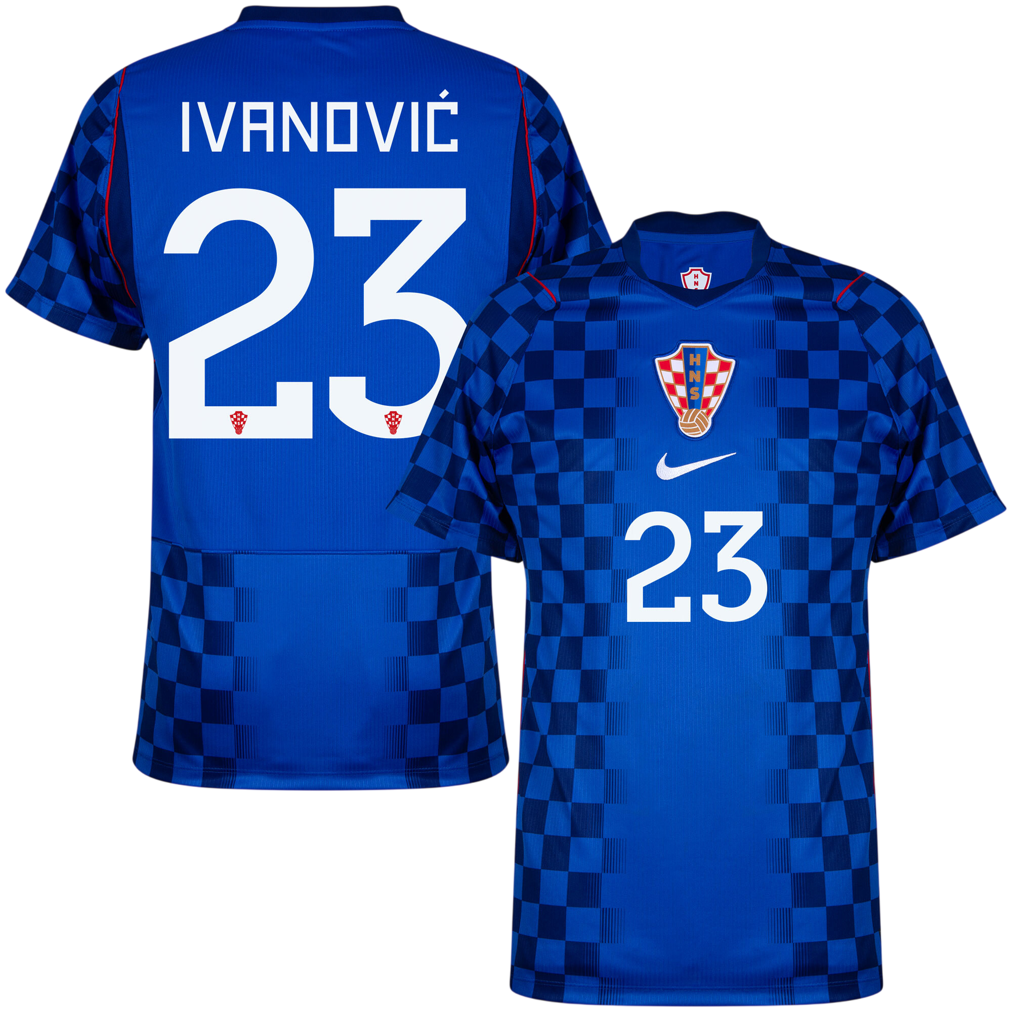 Croatia IVANOVIĆ #23 Away World Cup 2026 Jersey Blue Men's