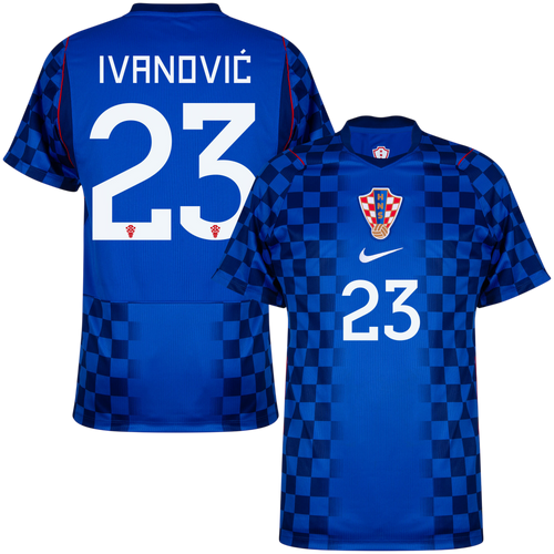 Croatia IVANOVIĆ #23 Away World Cup 2026 Jersey Blue Men's