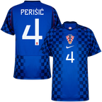 Croatia PERIŠIĆ #4 Away World Cup 2026 Jersey Blue Men's