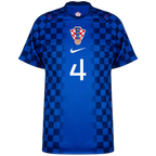 Croatia PERIŠIĆ #4 Away World Cup 2026 Jersey Blue Men's