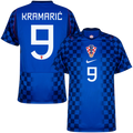 Croatia KRAMARIĆ #9 Away World Cup 2026 Jersey Blue Men's