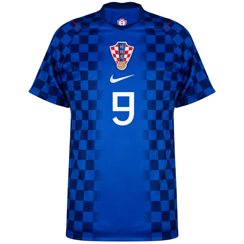 Croatia KRAMARIĆ #9 Away World Cup 2026 Jersey Blue Men's
