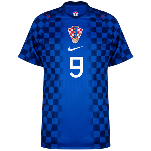 Croatia KRAMARIĆ #9 Away World Cup 2026 Jersey Blue Men's