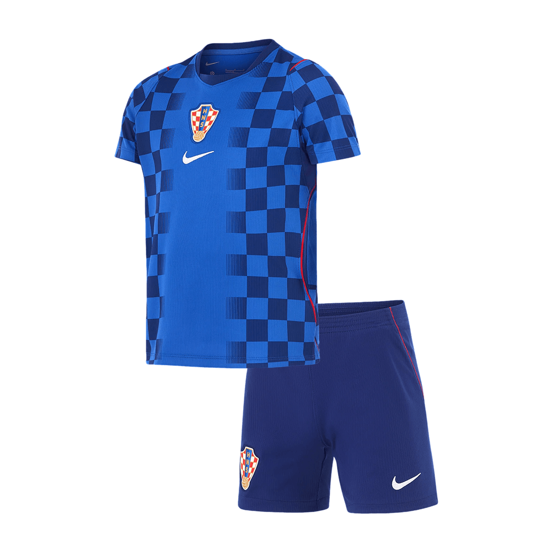 Croatia Away World Cup 2026 Kit Blue Kids