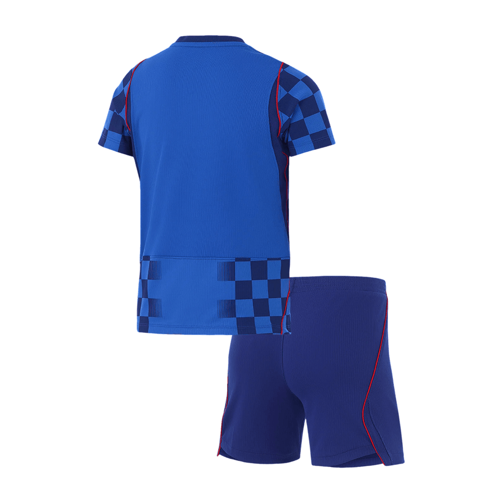Croatia Away World Cup 2026 Kit Blue Kids