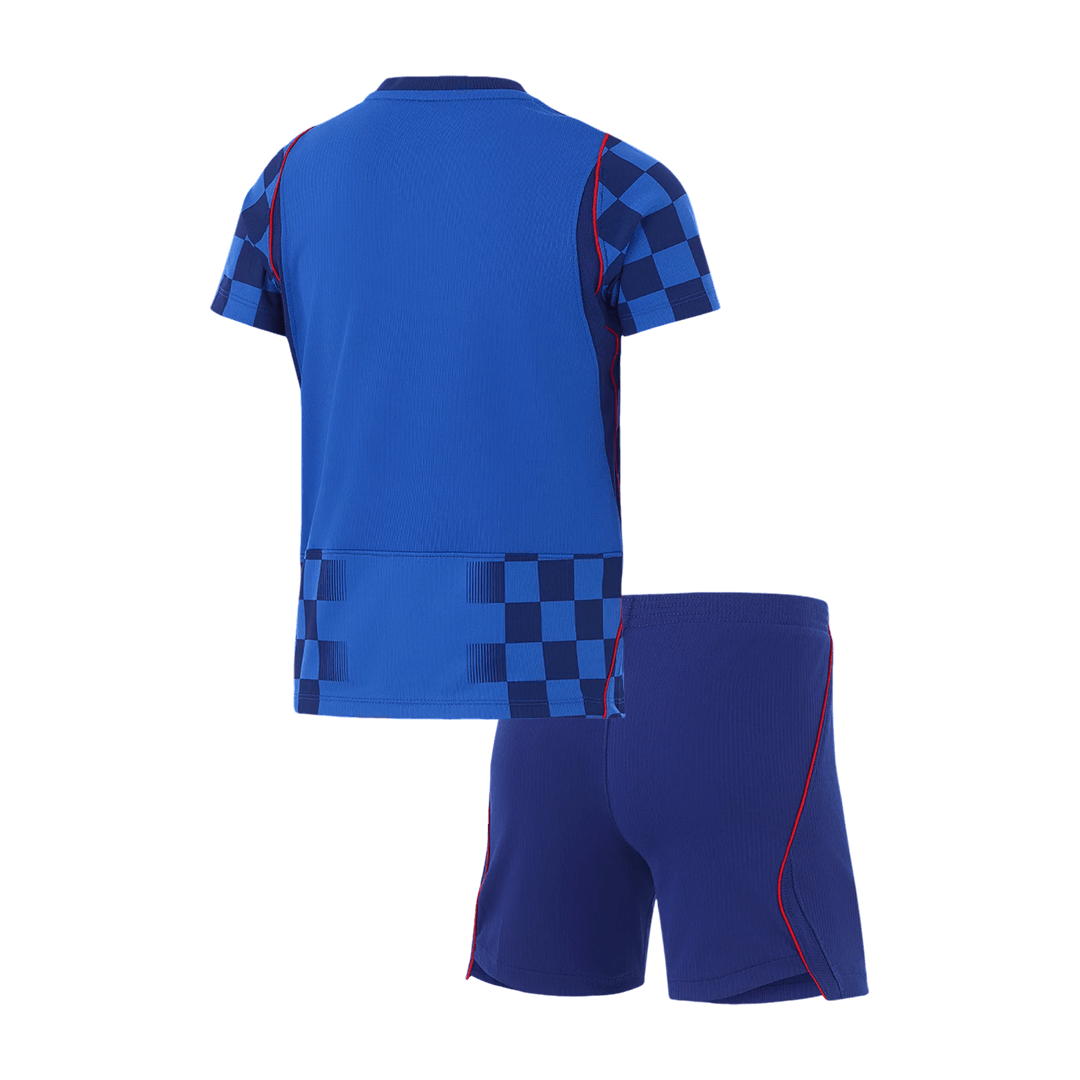 Croatia Away World Cup 2026 Kit Blue Kids