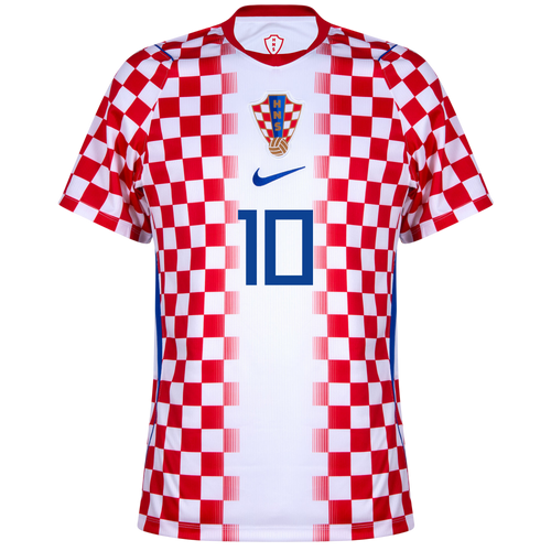 Croatia MODRIĆ #10 Home World Cup 2026 Jersey Red & White Men's