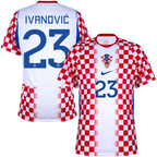 Croatia IVANOVIĆ #23 Home World Cup 2026 Jersey Red & White Men's