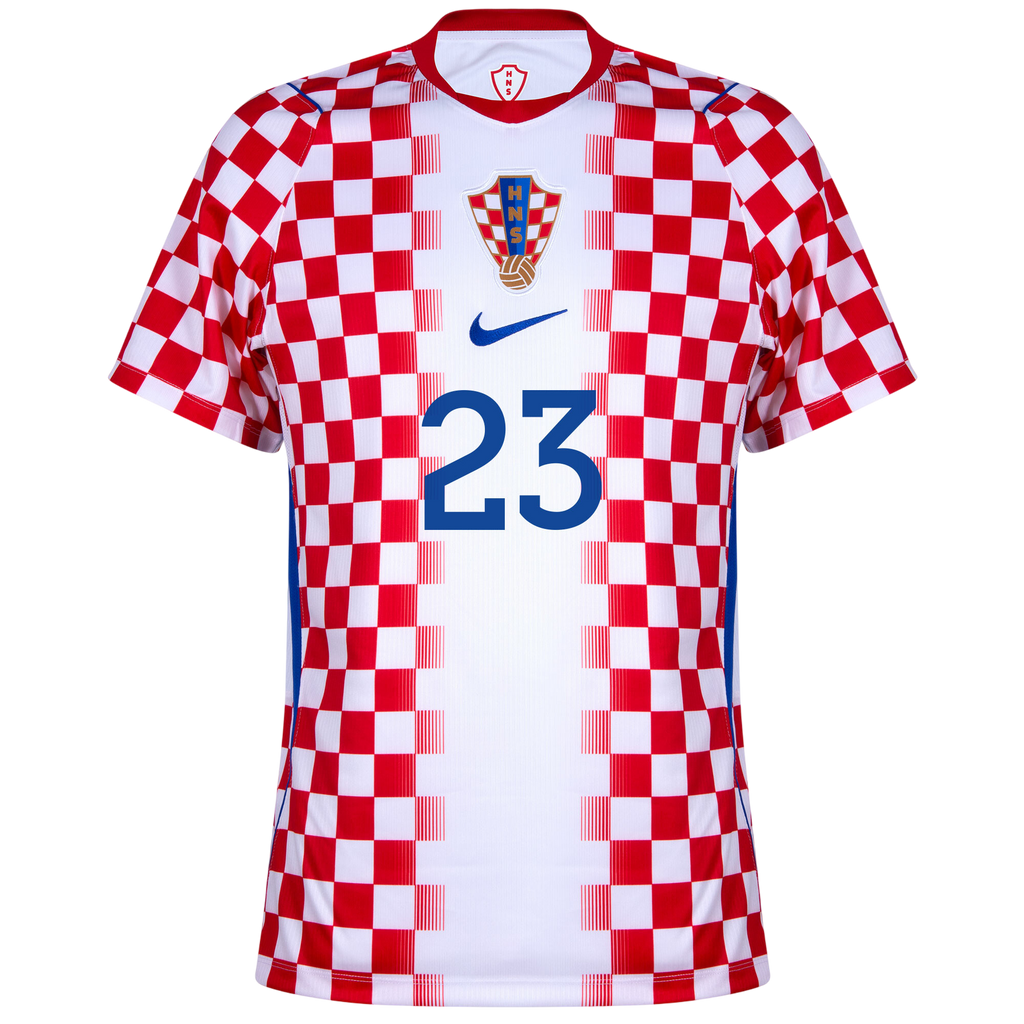 Croatia IVANOVIĆ #23 Home World Cup 2026 Jersey Red & White Men's