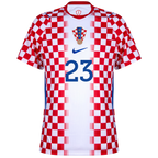 Croatia IVANOVIĆ #23 Home World Cup 2026 Jersey Red & White Men's