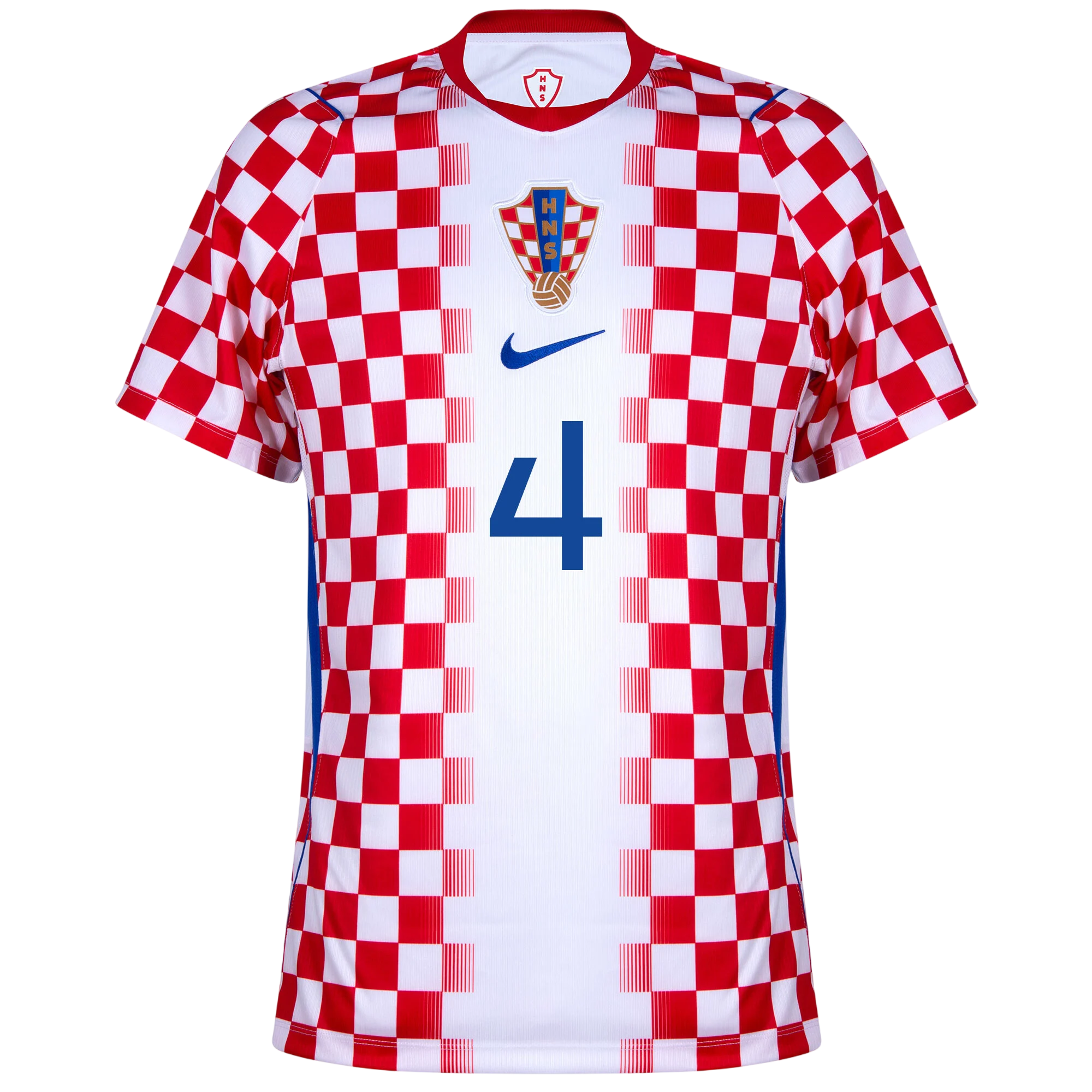 Croatia PERIŠIĆ #4 Home World Cup 2026 Jersey Red & White Men's