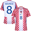 Croatia KOVAČIĆ #8 Home World Cup 2026 Jersey Red & White Men's