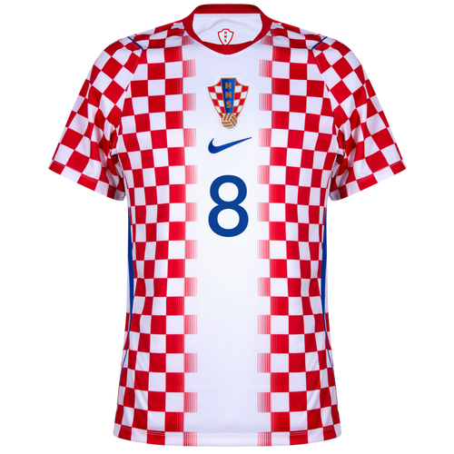 Croatia KOVAČIĆ #8 Home World Cup 2026 Jersey Red & White Men's