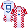 Croatia KRAMARIĆ #9 Home World Cup 2026 Jersey Red & White Men's