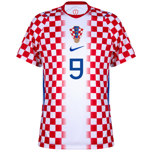 Croatia KRAMARIĆ #9 Home World Cup 2026 Jersey Red & White Men's