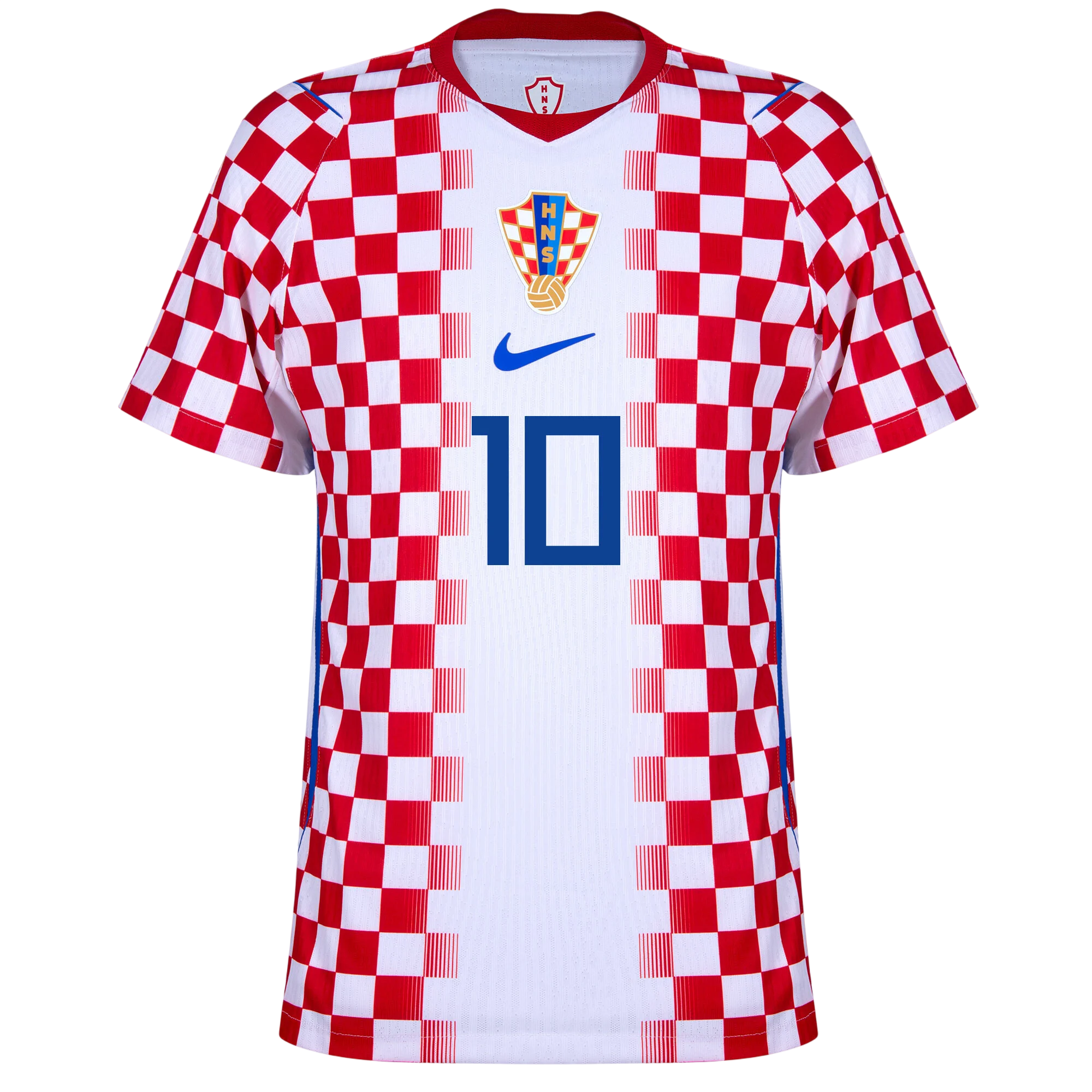 Croatia MODRIĆ #10 Home World Cup 2026 Jersey Player's Version Red & White Men's