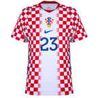 Croatia IVANOVIĆ #23 Home World Cup 2026 Jersey Player's Version Red & White Men's