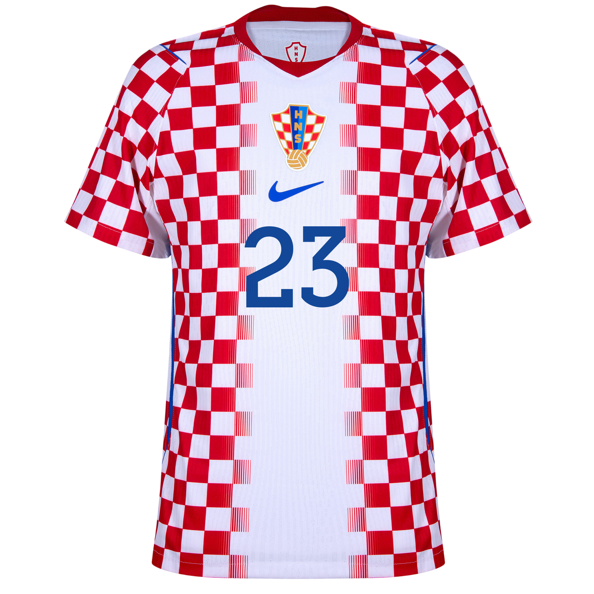 Croatia IVANOVIĆ #23 Home World Cup 2026 Jersey Player's Version Red & White Men's