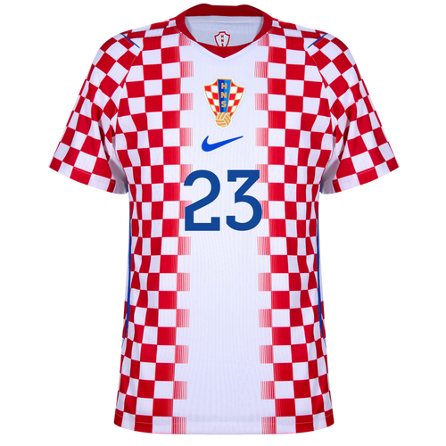 Croatia IVANOVIĆ #23 Home World Cup 2026 Jersey Player's Version Red & White Men's