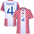 Croatia PERIŠIĆ #4 Home World Cup 2026 Jersey Player's Version Red & White Men's