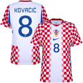 Croatia KOVAČIĆ #8 Home World Cup 2026 Jersey Player's Version Red & White Men's
