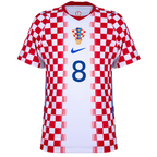 Croatia KOVAČIĆ #8 Home World Cup 2026 Jersey Player's Version Red & White Men's