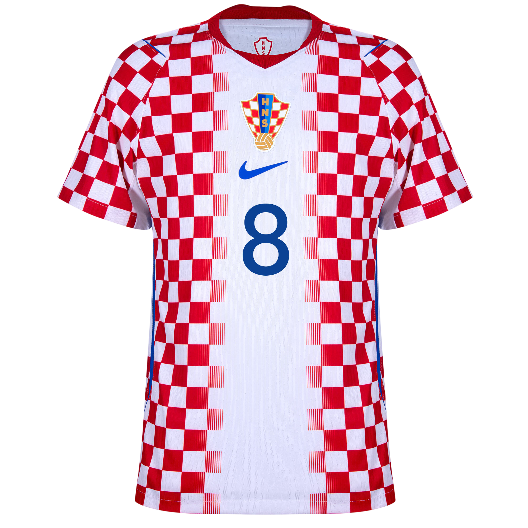 Croatia KOVAČIĆ #8 Home World Cup 2026 Jersey Player's Version Red & White Men's