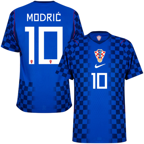 Croatia MODRIĆ #10 Away World Cup 2026 Jersey Player's Version Blue Men's