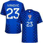 Croatia IVANOVIĆ #23 Away World Cup 2026 Jersey Player's Version Blue Men's