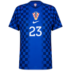 Croatia IVANOVIĆ #23 Away World Cup 2026 Jersey Player's Version Blue Men's