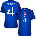 Croatia PERIŠIĆ #4 Away World Cup 2026 Jersey Player's Version Blue Men's