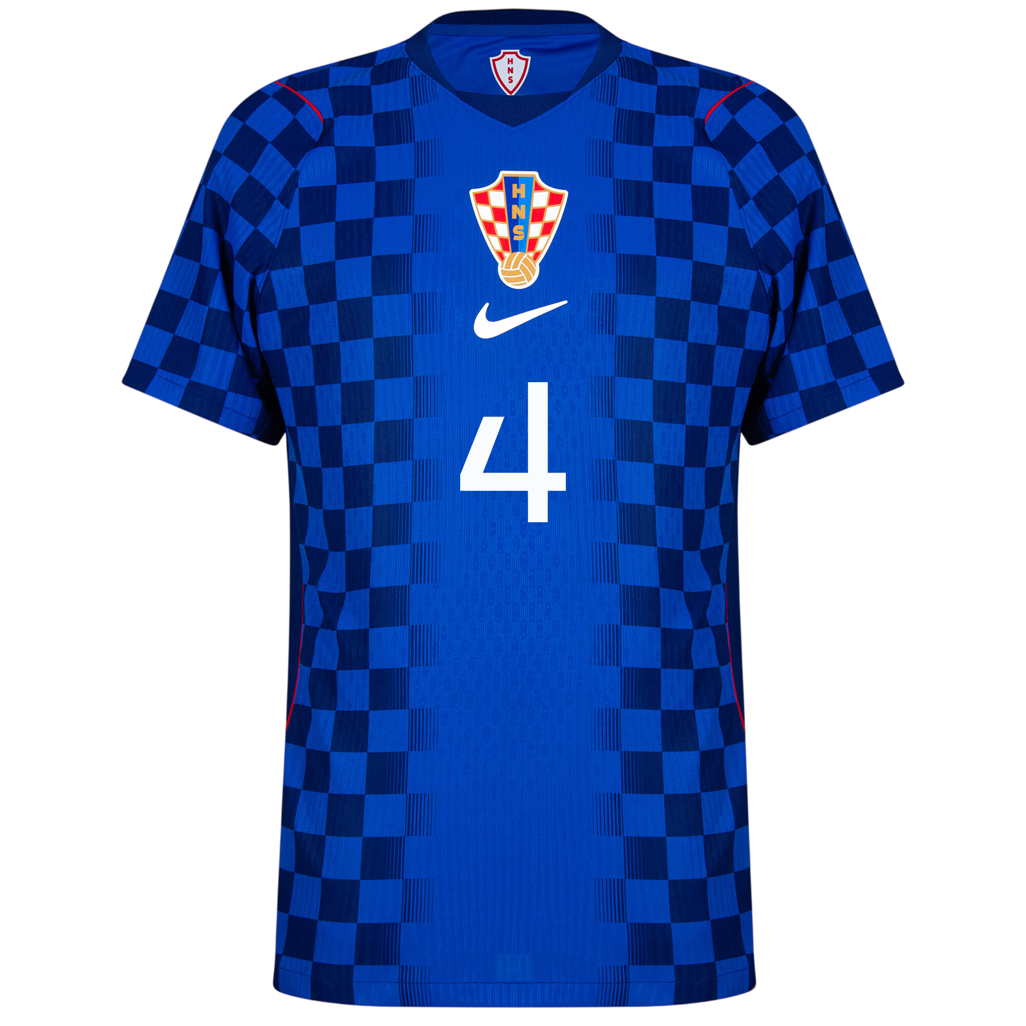 Croatia PERIŠIĆ #4 Away World Cup 2026 Jersey Player's Version Blue Men's