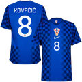 Croatia KOVAČIĆ #8 Away World Cup 2026 Jersey Player's Version Blue Men's