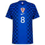 Croatia KOVAČIĆ #8 Away World Cup 2026 Jersey Player's Version Blue Men's