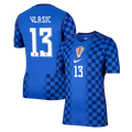 Croatia VLASIC #13 Away World Cup 2026 Jersey Blue Men's