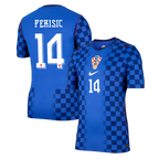 Croatia PERIŠIĆ #14 Away World Cup 2026 Jersey Blue Men's