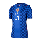 Croatia PERIŠIĆ #14 Away World Cup 2026 Jersey Blue Men's