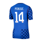 Croatia PERIŠIĆ #14 Away World Cup 2026 Jersey Blue Men's