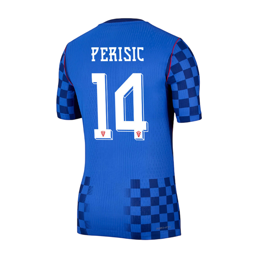Croatia PERIŠIĆ #14 Away World Cup 2026 Jersey Blue Men's
