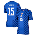 Croatia PASALIC #15 Away World Cup 2026 Jersey Blue Men's