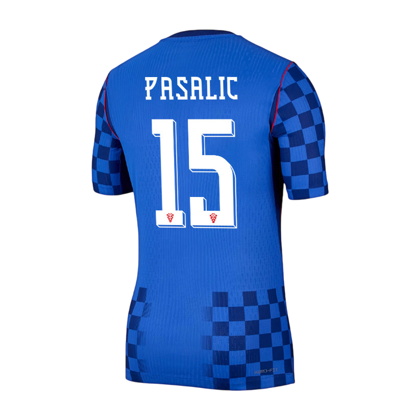 Croatia PASALIC #15 Away World Cup 2026 Jersey Blue Men's