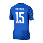 Croatia PASALIC #15 Away World Cup 2026 Jersey Blue Men's