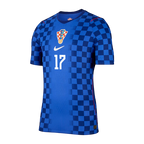 Croatia SUČIĆ #17 Away World Cup 2026 Jersey Blue Men's