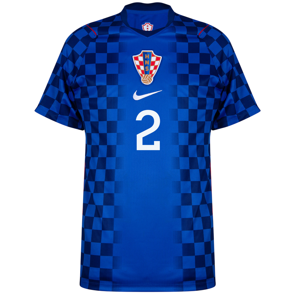 Croatia STANISIC #2 Away World Cup 2026 Jersey Blue Men's