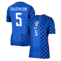 Croatia ĆALETA-CAR #5 Away World Cup 2026 Jersey Blue Men's