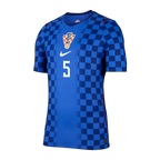 Croatia ĆALETA-CAR #5 Away World Cup 2026 Jersey Blue Men's
