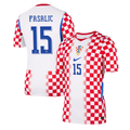 Croatia PASALIC #15 Home World Cup 2026 Jersey Red & White Men's